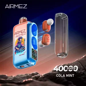 Premium Airmez Xbeats 40000 Puffs Disposable Vape Pen with Airmez Unique Dual Mesh Coil and Rechargeable Battery Available in Multiple Flavors Levels 12