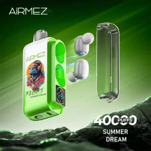 Premium Airmez Xbeats 40000 Puffs Disposable Vape Pen with Airmez Unique Dual Mesh Coil and Rechargeable Battery Available in Multiple Flavors Levels 2