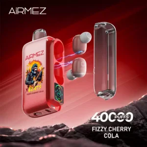 Premium Airmez Xbeats 40000 Puffs Disposable Vape Pen with Airmez Unique Dual Mesh Coil and Rechargeable Battery Available in Multiple Flavors Levels 7