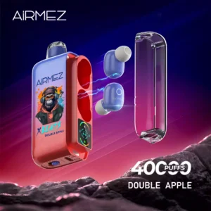 Premium Airmez Xbeats 40000 Puffs Disposable Vape Pen with Airmez Unique Dual Mesh Coil and Rechargeable Battery Available in Multiple Flavors Levels 8
