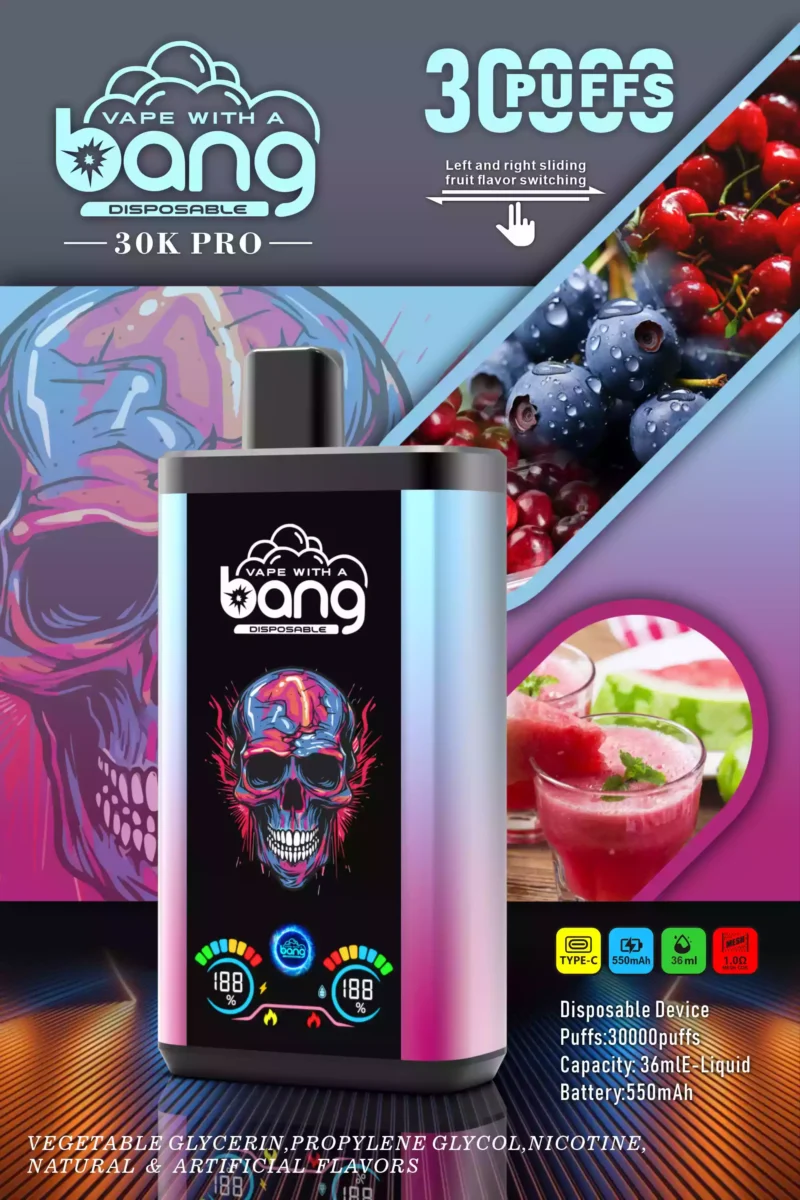 Premium Bang 30000 Puffs Vape monouso 0 2 3 5 Intensità della nicotina Stock UE all'ingrosso 1 in scala