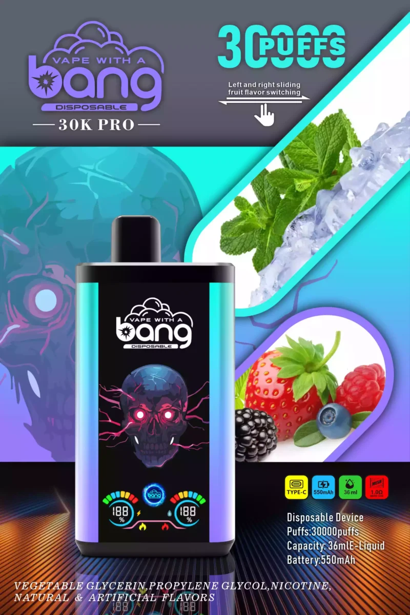 Premium Bang 30000 Puffs Vape monouso 0 2 3 5 Forza di nicotina Stock UE all'ingrosso 12 in scala