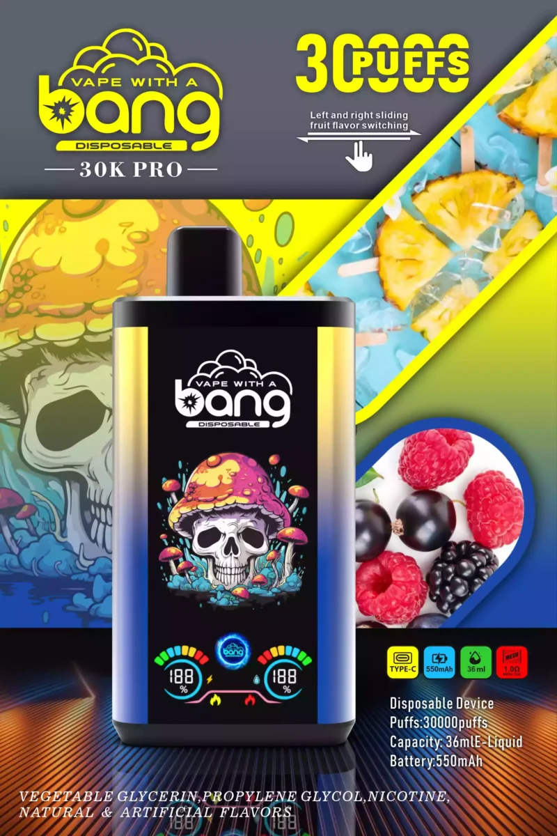 Premium Bang 30000 Puffs Vape monouso 0 2 3 5 Forza di nicotina Stock UE all'ingrosso 14 in scala