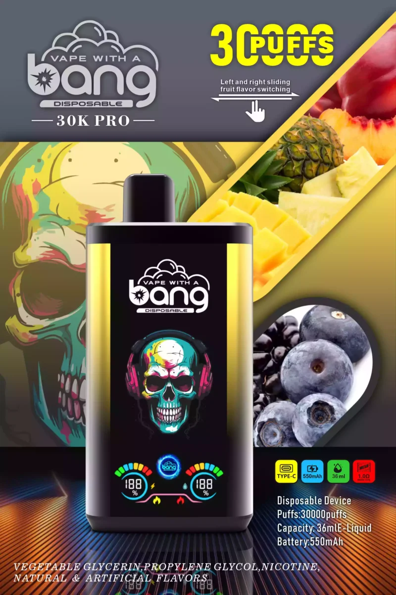 Premium Bang 30000 Puff Vape monouso 0% 2% 3% 5% Forza della nicotina Stock all'ingrosso UE (4)