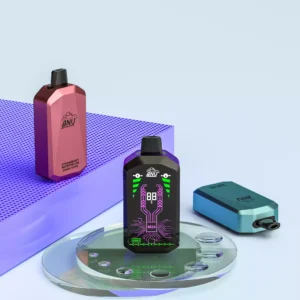 Πηγή Factory Bulk ANU Star 30000 Puffs Μίας χρήσης Στυλό ατμού 22ml E υγρή επαναφορτιζόμενη μπαταρία 650mAh Διαθέσιμο σε νικοτίνη Ισχύς 0 2 3 5 3 1