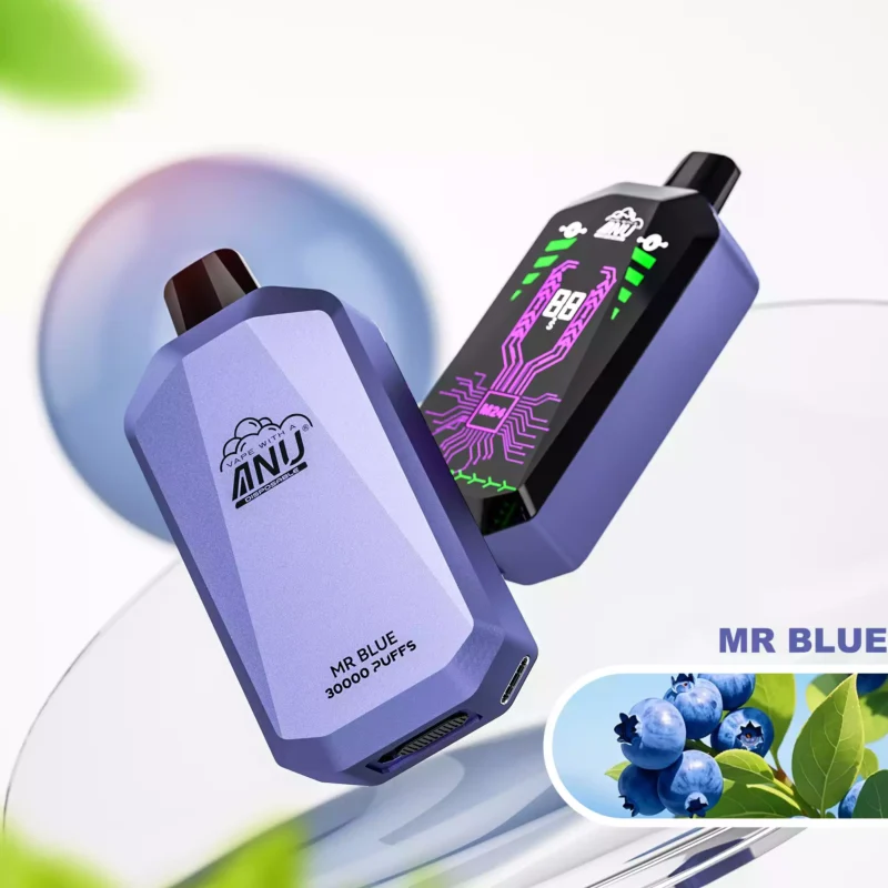 Source Factory Bulk ANU Star 30000 Puffs Disposable Vape Pen 22ml E Liquid Rechargeable Battery 650mAh Available in Nicotine Strengths of 0 2 3 5 6