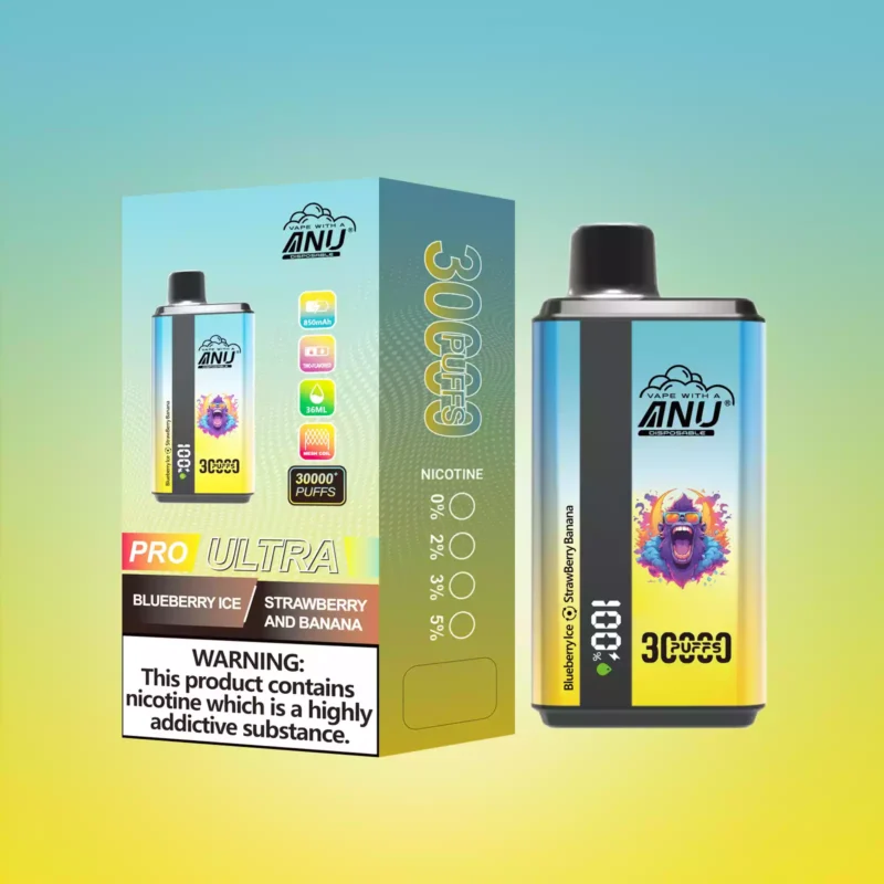 Toptan Toplu ANU Çift Lezzet 30000 Puflar Çeşitli Nikotin Seviyelerinde 36ml E-Sıvı ile Tek Kullanımlık Vape Kalem (21)