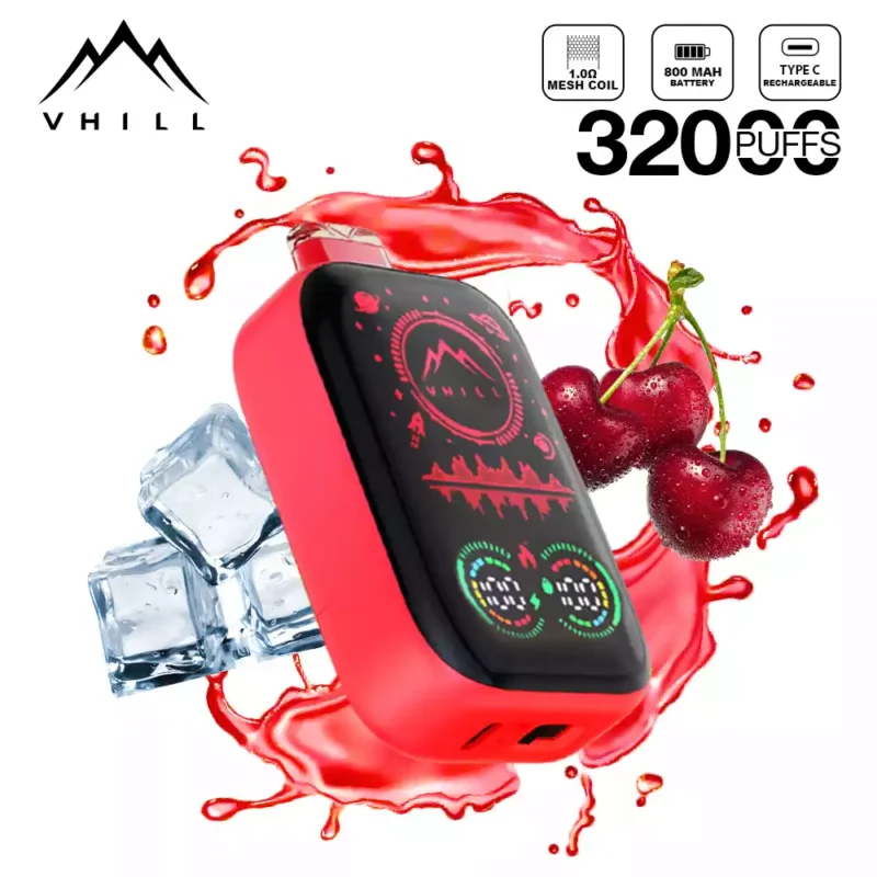 New Model Vhill FULL SCREEN 32000 Puffs Disposable Vape 5 Nicotine Regular Mode Available Now for Wholesale Disposable Vape Bulk Orders 3