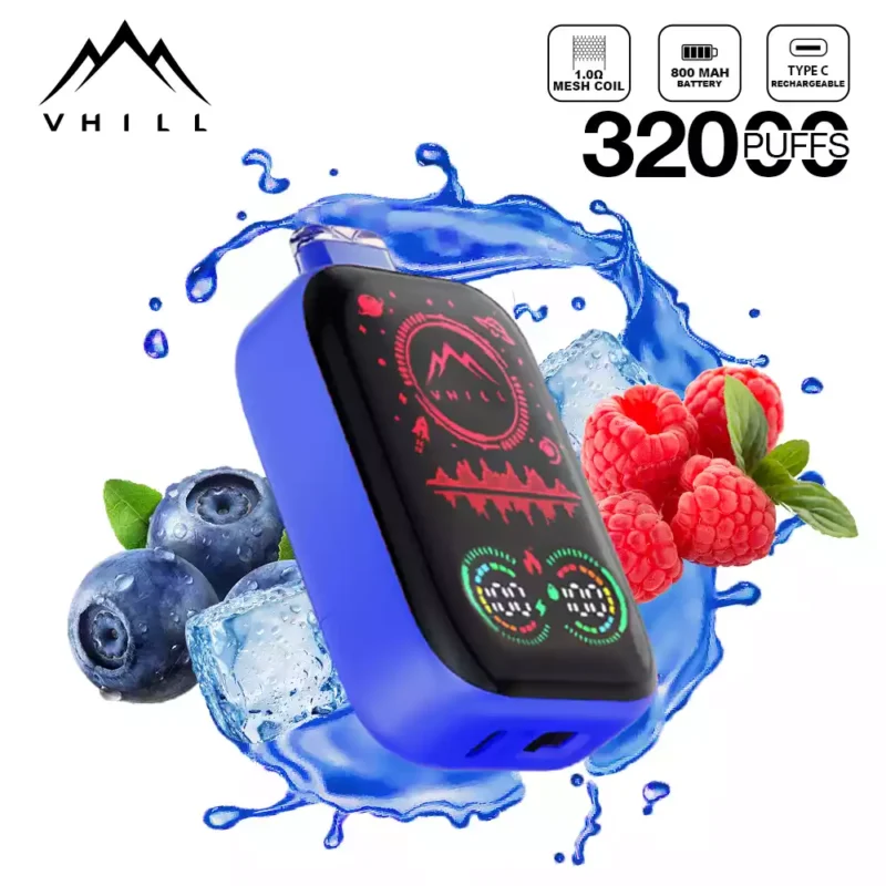 New Model Vhill FULL SCREEN 32000 Puffs Disposable Vape 5 Nicotine Regular Mode Available Now for Wholesale Disposable Vape Bulk Orders 6