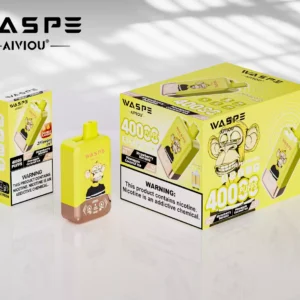 The Latest WASPE Double Flavor 40K Puff Disposable Vape With 0 2 5 Nicotine LED Display 850mAh Battery 36ml E Liquid And Type C Charging Wholesale Direct From Manufacturer 63