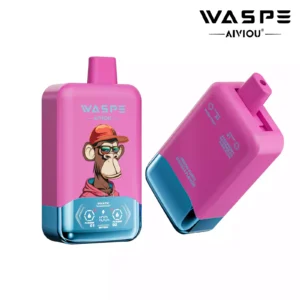 The Latest WASPE Double Flavor 40K Puff Disposable Vape With 0 2 5 Nicotine LED Display 850mAh Battery 36ml E Liquid And Type C Charging Wholesale Direct From Manufacturer 84