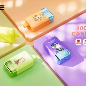 The Latest WASPE Double Flavor 40K Puffs Disposable Vape With 0% 2% 5% Nicotine LED Display 850mAh Battery 36ml E Liquid And Type C Charging Wholesale Direct From Manufacturer (91)