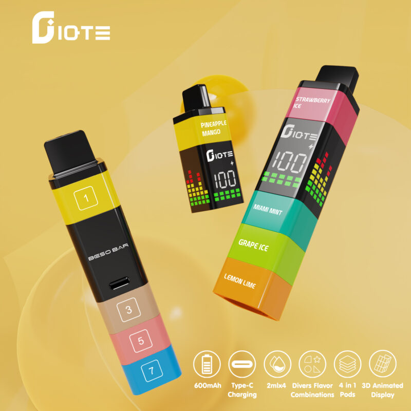 Trending IQTE 2400 Puffs Disposable Vape with 0 2 3 Nicotine and 650mAh Battery for Wholesale Purchase Disposable Vapes 1