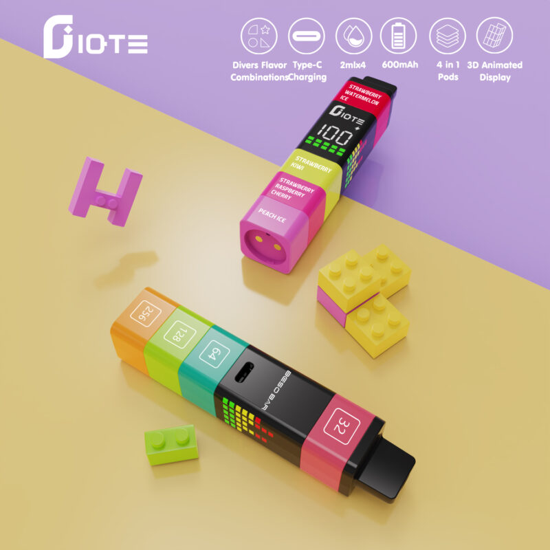 Trending IQTE 2400 Puffs Disposable Vape with 0 2 3 Nicotine and 650mAh Battery for Wholesale Purchase Disposable Vapes 7