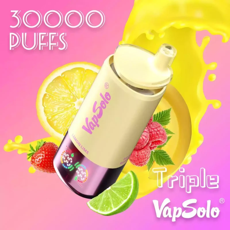 Vapsolo Triple 30K Puffs Disposable Vape with 650mAh Rechargeable Battery and Mesh Coil Now (10)