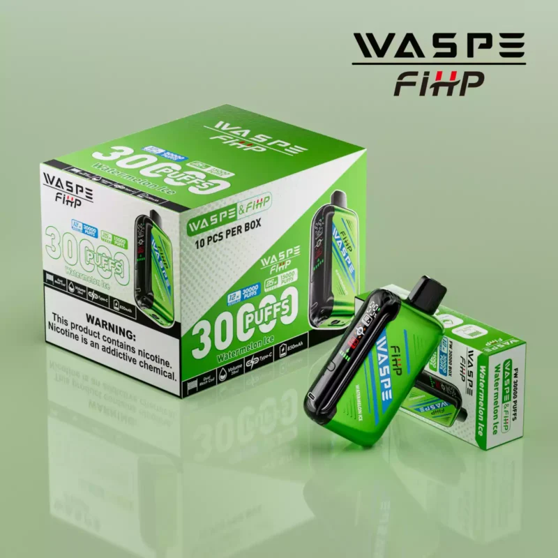 Wholesale WASPE FW 30000 Puffs Disposable Vape LED Display 850mAh Battery 28ml E liquid and Adjustable Airflow with 0 2 5 Nicotine Available for Direct Purchase from Source Factory 9