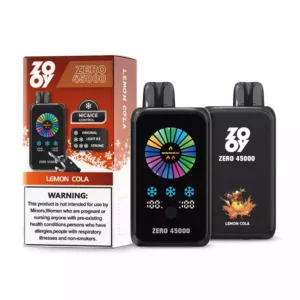 Excellent ZOOY ZERO 45000 Puffs Disposable Vape Supports Nicotine and Ice Adjustment Features 1000mAh Rechargeable Battery Bulk Purchase 2