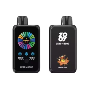 Excellent ZOOY ZERO 45000 Puffs Disposable Vape Supports Nicotine and Ice Adjustment Features 1000mAh Rechargeable Battery Bulk Purchase 3 1