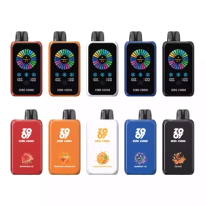 Excellent ZOOY ZERO 45000 Puffs Disposable Vape Supports Nicotine and Ice Adjustment Features 1000mAh Rechargeable Battery Bulk Purchase 3 2