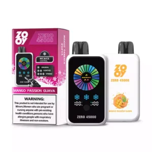 Excellent ZOOY ZERO 45000 Puffs Disposable Vape Supports Nicotine and Ice Adjustment Features 1000mAh Rechargeable Battery Bulk Purchase 6