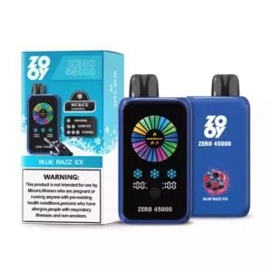 Excellent ZOOY ZERO 45000 Puffs Disposable Vape Supports Nicotine and Ice Adjustment Features 1000mAh Rechargeable Battery Bulk Purchase 8