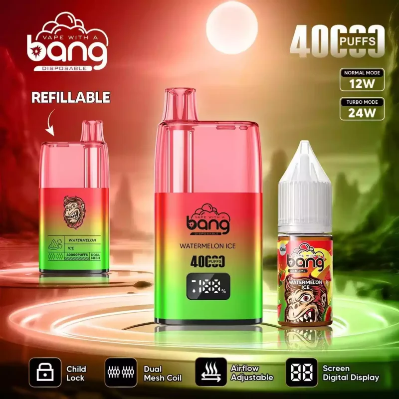 First Class BANG 40K B40S Disposable Vape with 0 2 3 5 Nicotine and 650mAh Rechargeable Battery for Bulk Wholesale Vape Orders 3