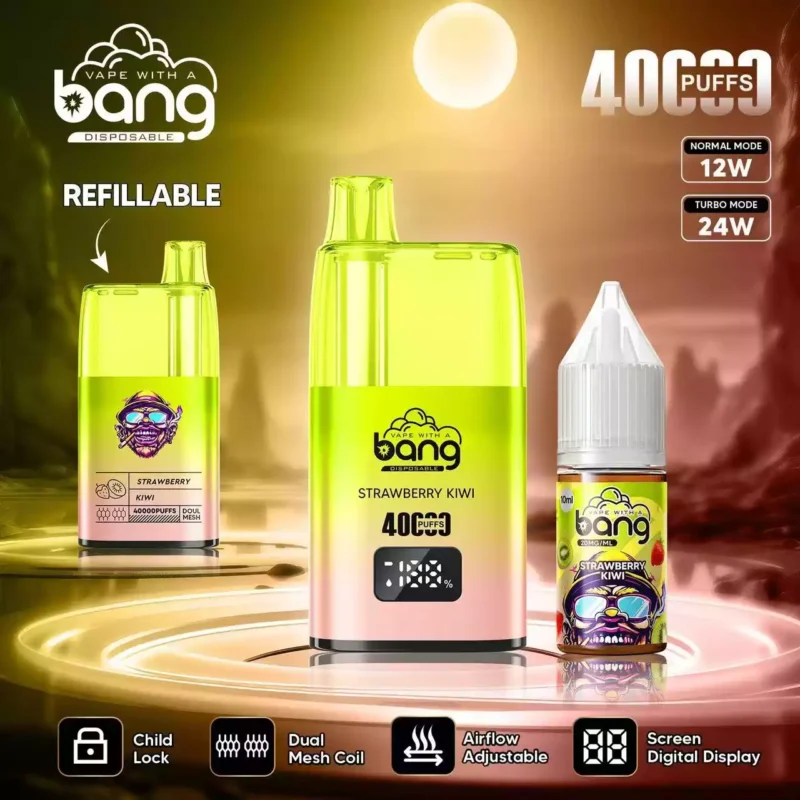 First Class BANG 40K B40S Disposable Vape with 0 2 3 5 Nicotine and 650mAh Rechargeable Battery for Bulk Wholesale Vape Orders 6