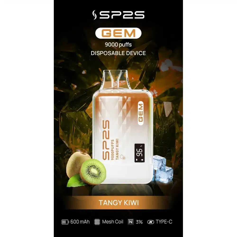 SP2S GEM9000口拋棄式電子煙|高清顯示屏|持久煙感|精緻設計 SP2S GEM9000口拋棄式電子煙|高清顯示屏|持久煙感|精緻設計:圖片 5